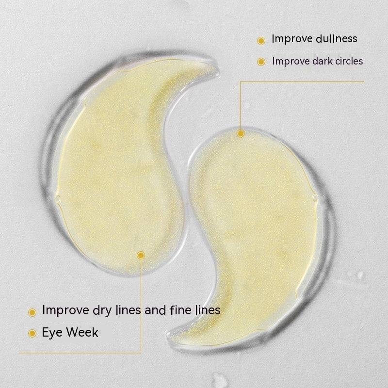 Houmai 24K gold under-eye mask for moisturizing and soothing skin