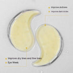 Houmai 24K gold under-eye mask for moisturizing and soothing skin