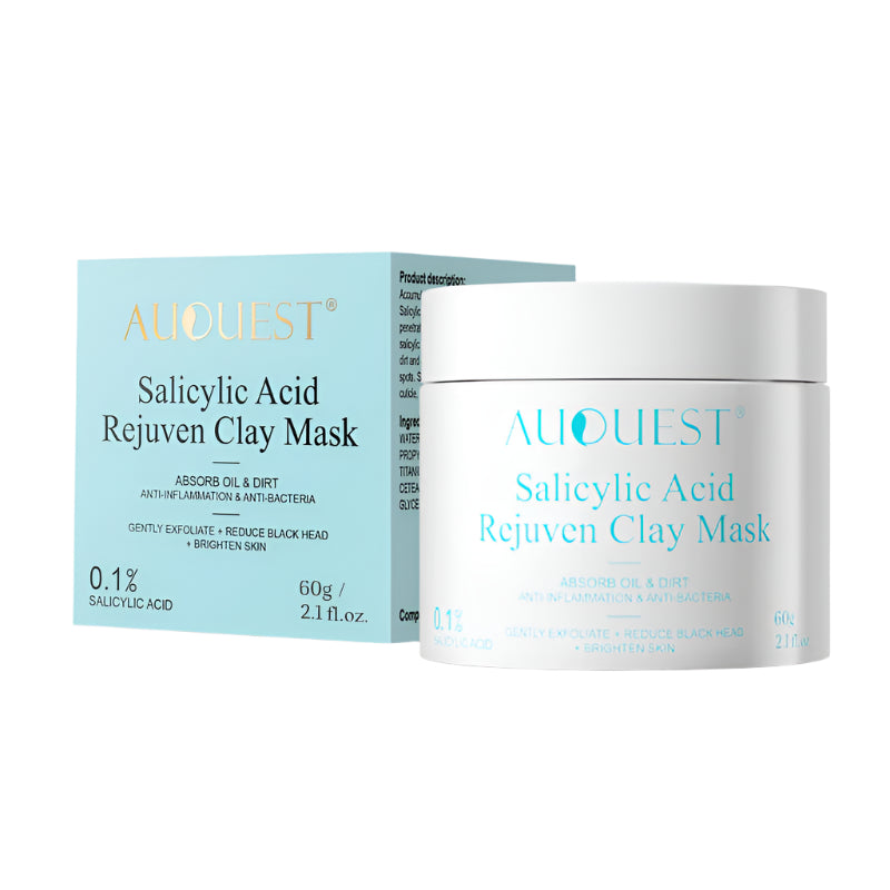 Facial Mask Gentle Cleansing Salicylic Acid Mud Mask for All Skin Types