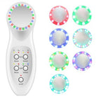 LED light therapy beauty device with seven modes for professional home skincare