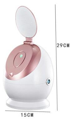 White nano ionic facial steamer SA-166A producing warm mist