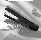 Wireless USB rechargeable mini hair straightener and curler with 5000mAh battery