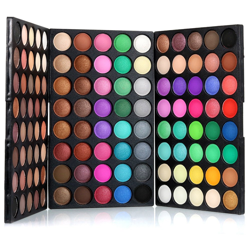 120-color professional eyeshadow palette with matte and shimmer shades
