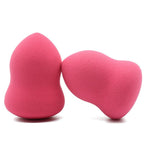 Pink non-latex makeup foundation sponge for wet and dry use