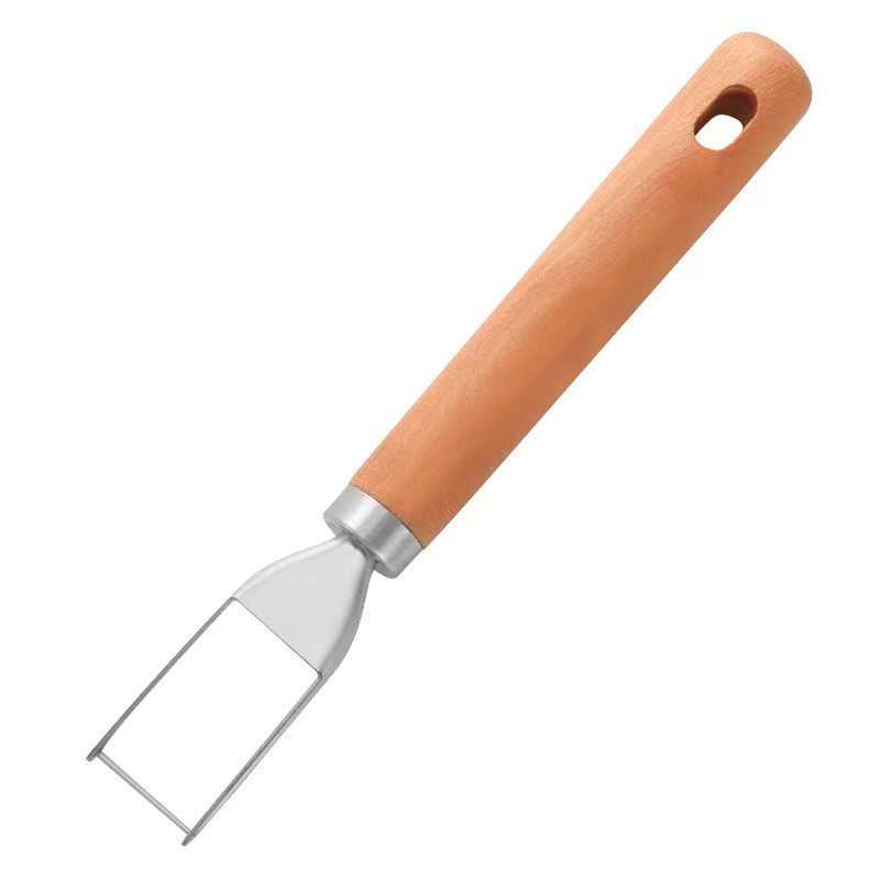 Fruit Splitter – Stainless Steel Knife with Wooden Handle for Fruit Cutting