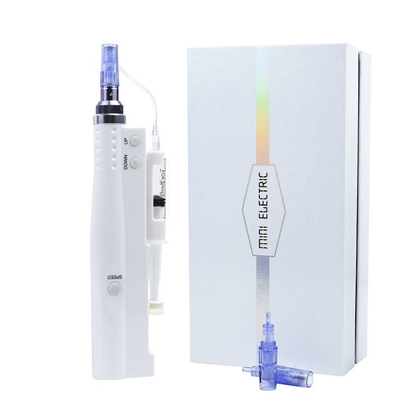 Rechargeable portable microneedle beauty device with 5 adjustable gears