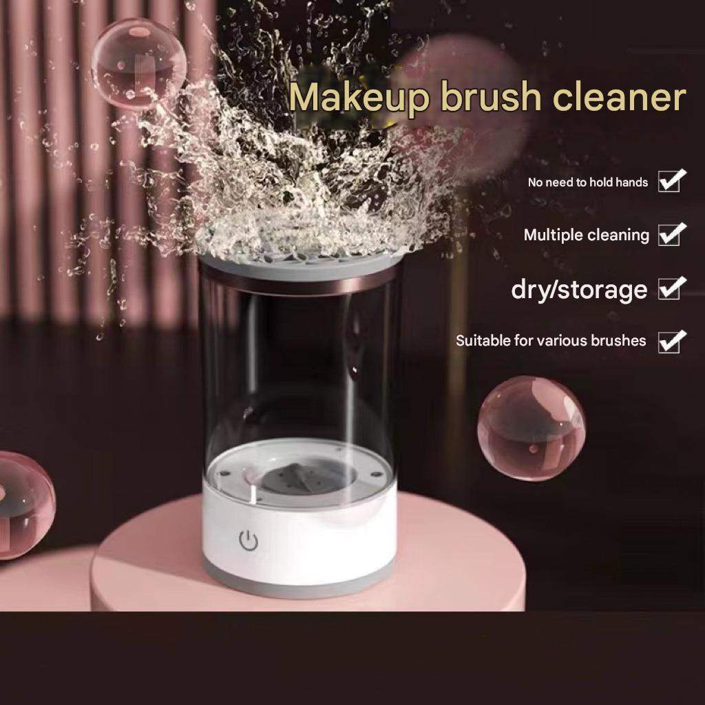 Professional electric makeup brush cleaner made from ABS plastic