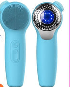 Ultrasonic waterproof silicone facial cleansing brush in multiple colors