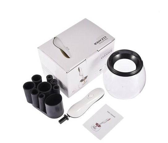 Makeup brush cleaner tool for washing and removing makeup residue