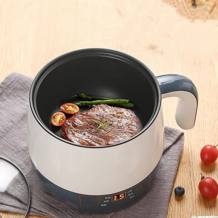 Multifunctional Electric Cooking Pot with 6 cooking functions for dormitory use