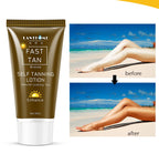 50ml tanning cream body lotion in lightweight smooth formula for gradual sun-kissed glow