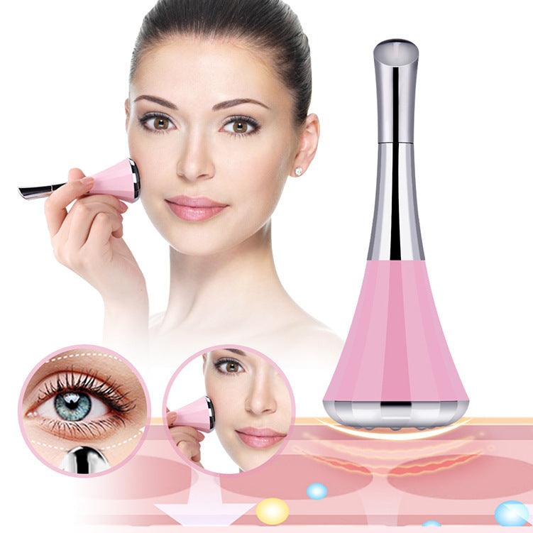 Small gyroscope facial beauty instrument with ABS body and vibrating function