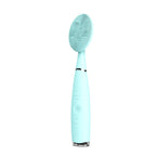 Portable electric silicone facial cleansing brush for deep pore cleaning