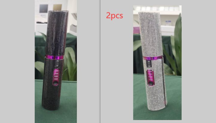 2-in-1 USB Electric Hair Straightening Brush & Curler