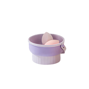 Makeup Brush Cleaning Bowl - Versatile Beauty Egg Cleaning Tool & Storage Set
