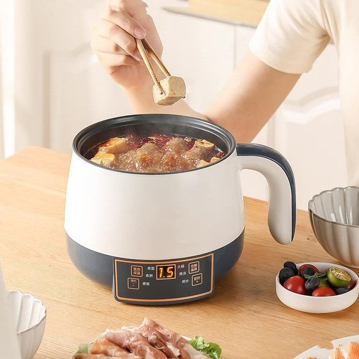 Multifunctional Electric Cooking Pot with 6 cooking functions for dormitory use