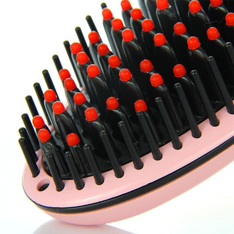 Paddle brush hair straightener with fast heating and ionic anti-frizz feature