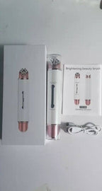 Piano white eye beauty instrument with ionic, ultrasonic, and color light functions