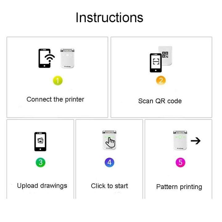 Portable Mbrush Color Handheld Printer