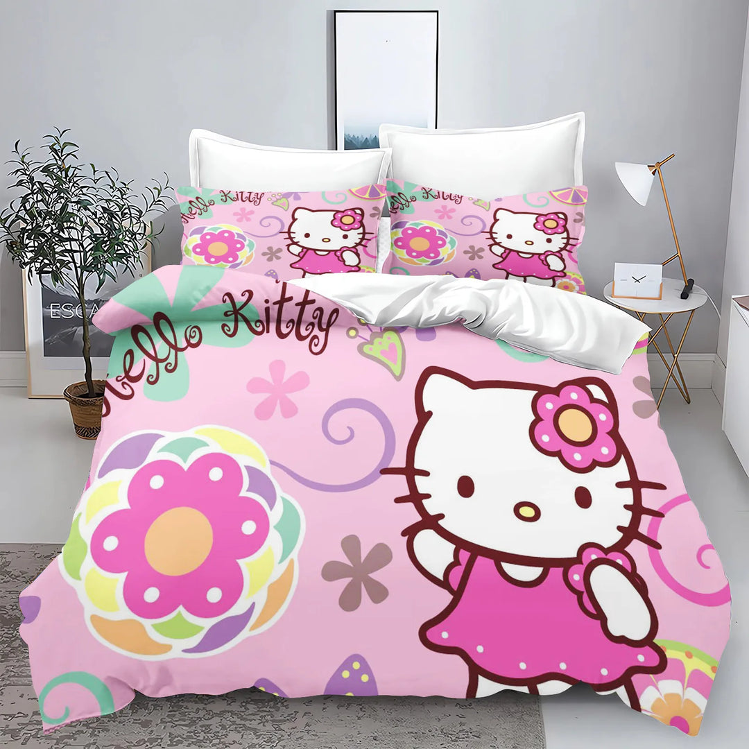 Hello Kitty Comforter Bedding Set