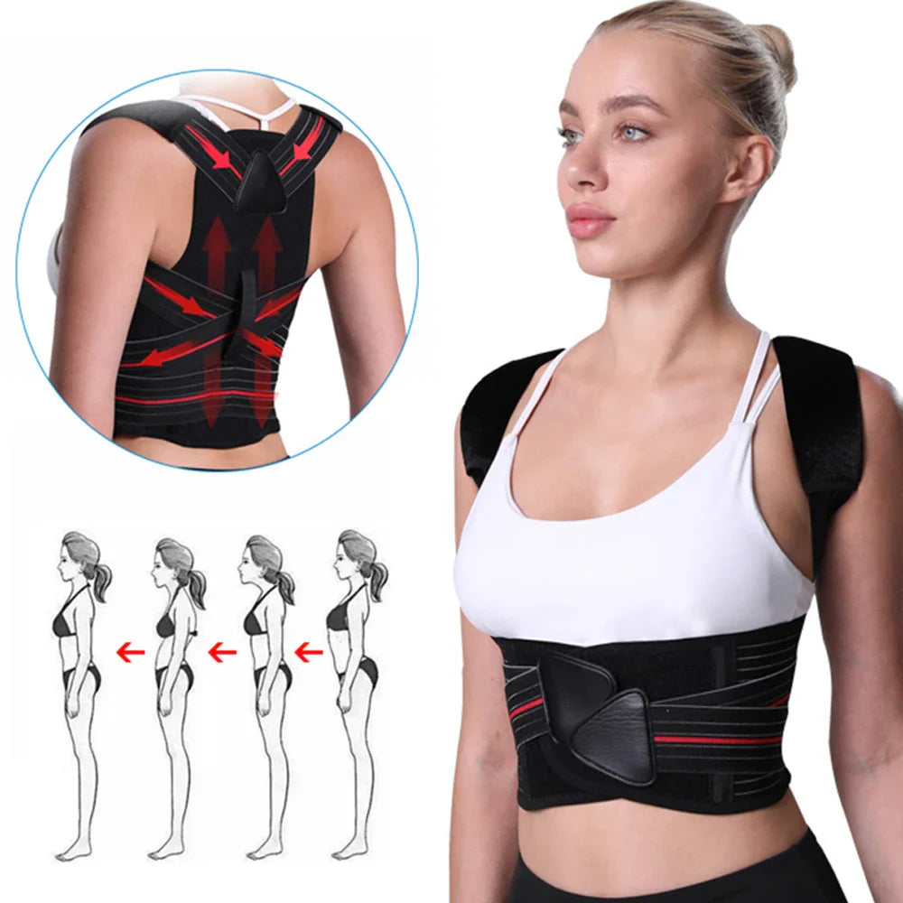 Adjustable Full Back Posture Corrector Belt