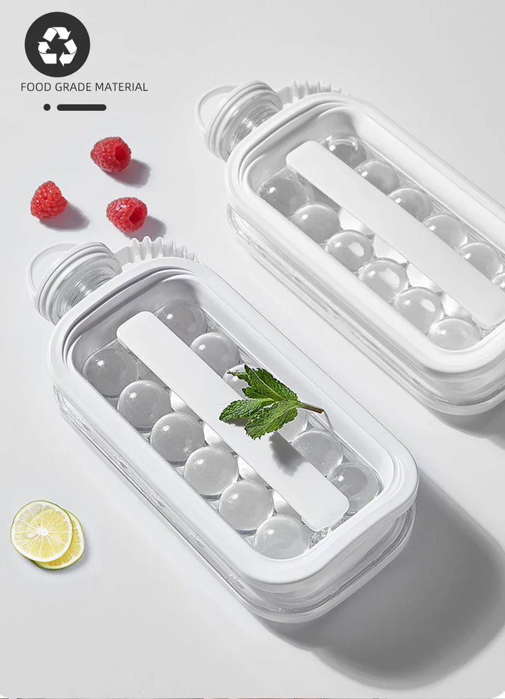 2 In 1 Portable Silicone Ice Ball Maker