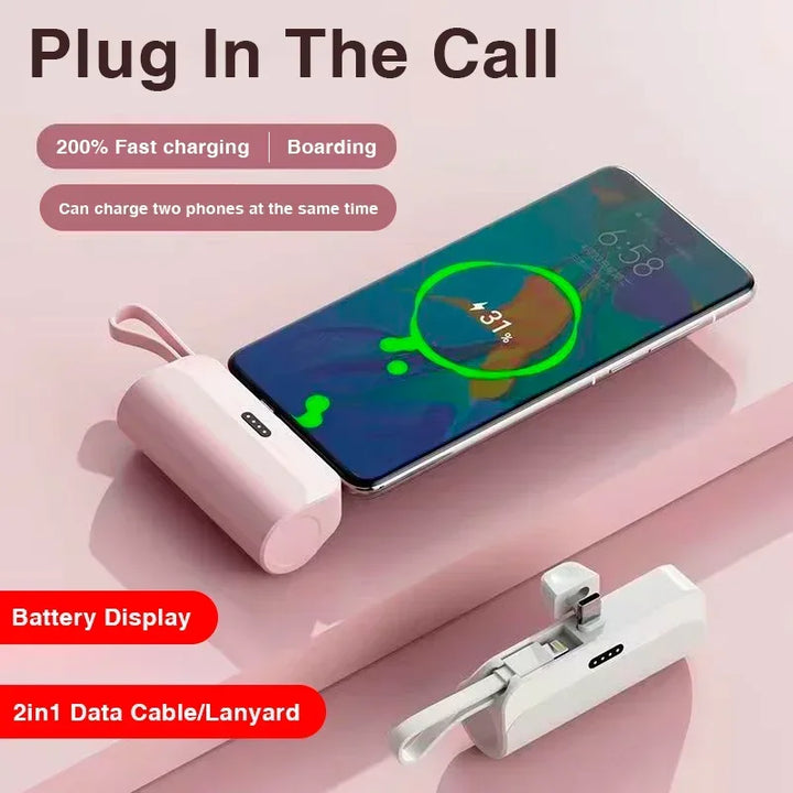 Capsule Mini Wireless Power Bank 10000mAh