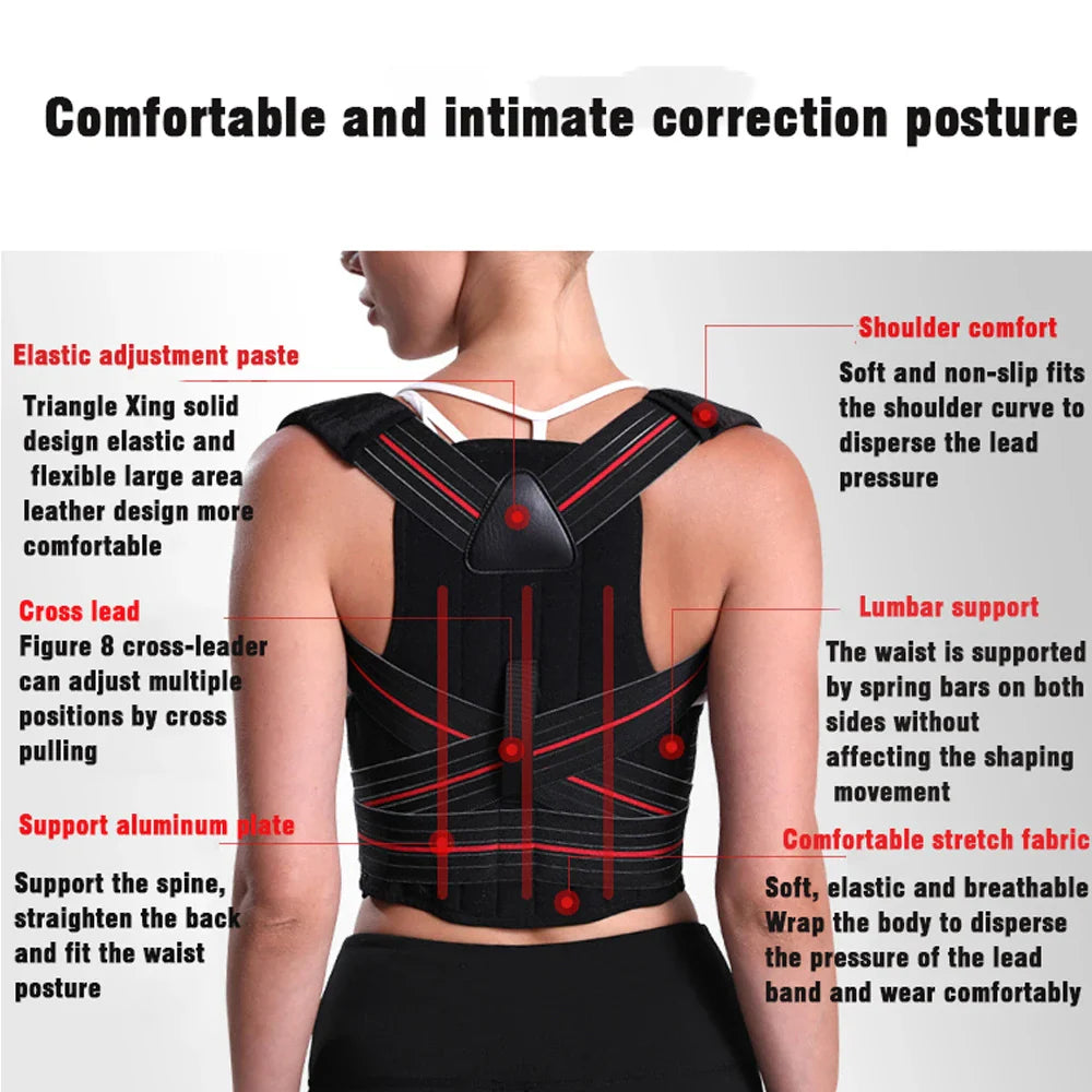 Adjustable Full Back Posture Corrector Belt