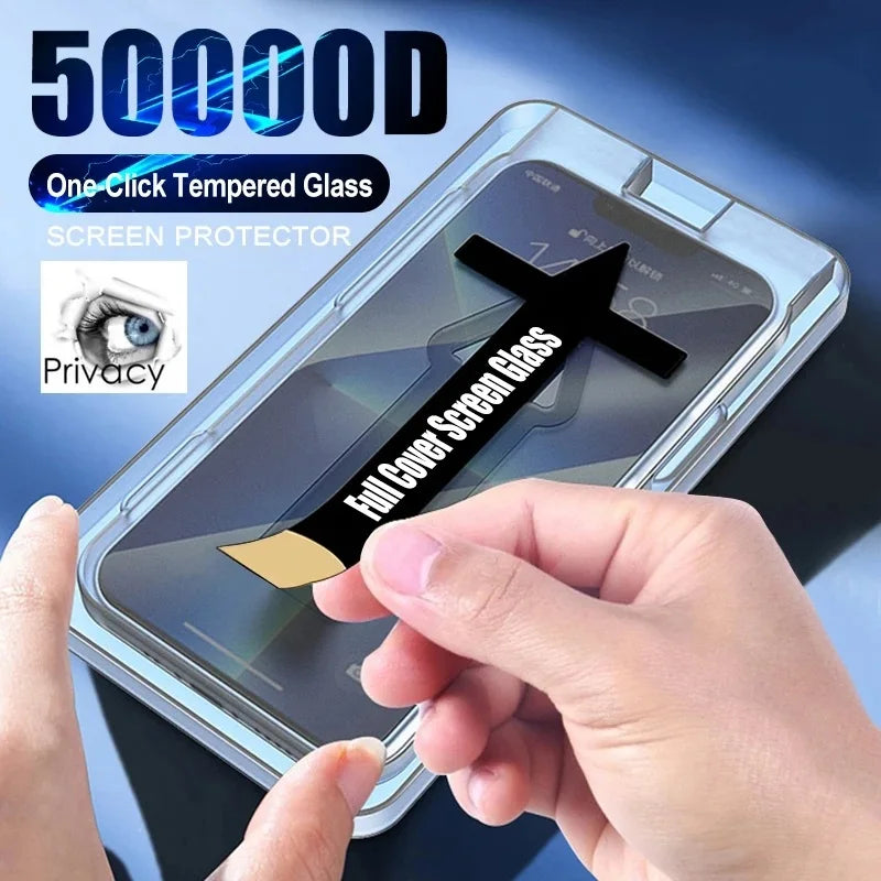 Anti Spy Peep Tempered Glass Screen Protector