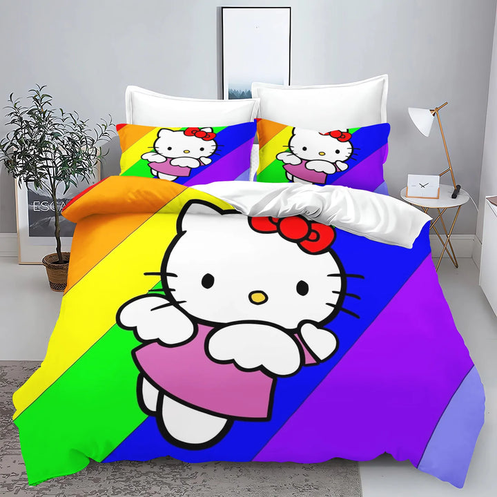 Hello Kitty Comforter Bedding Set