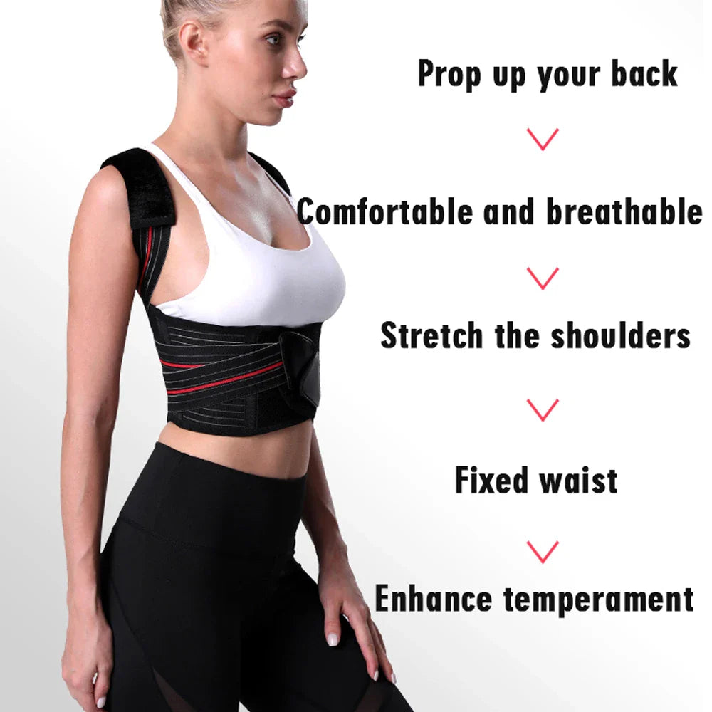 Adjustable Full Back Posture Corrector Belt