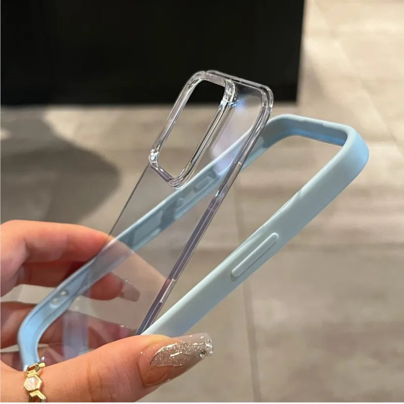 Luxury Transparent Back Clear Cover