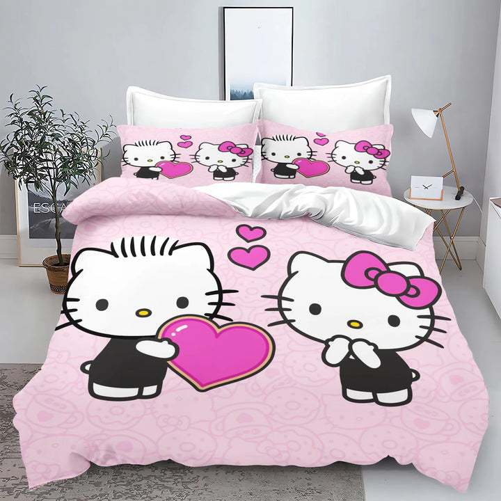 Hello Kitty Comforter Bedding Set