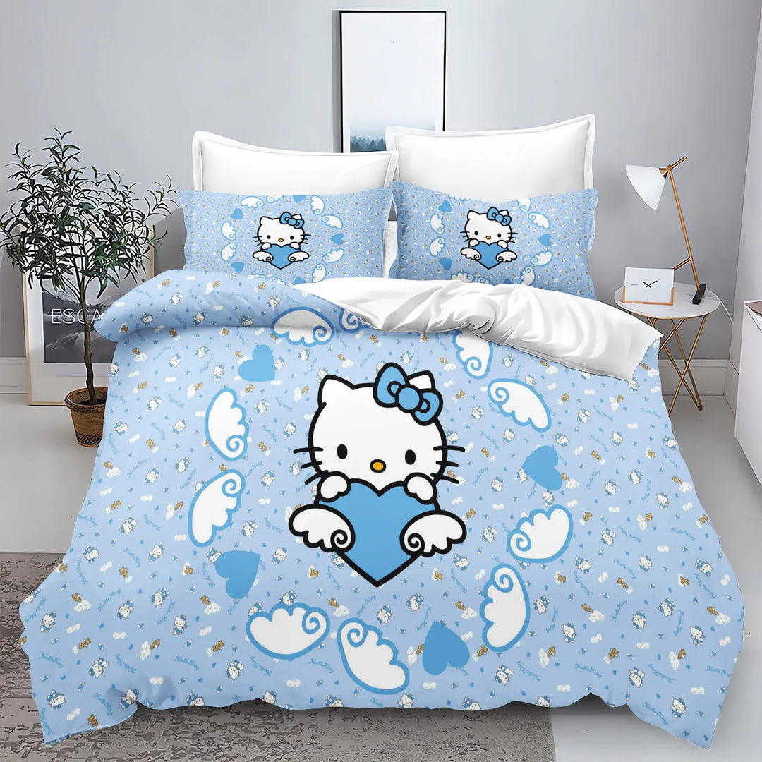 Hello Kitty Comforter Bedding Set