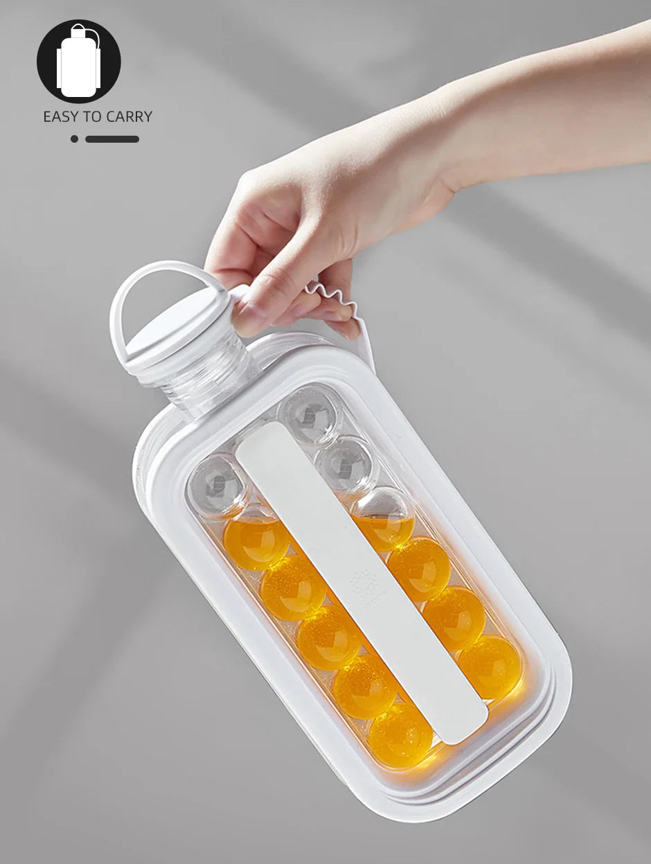 2 In 1 Portable Silicone Ice Ball Maker