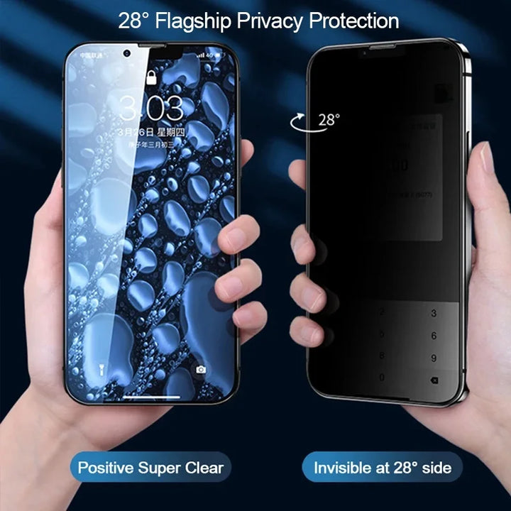 Anti Spy Peep Tempered Glass Screen Protector