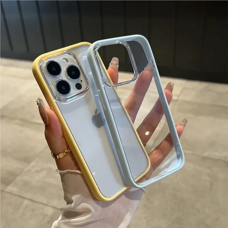 Luxury Transparent Back Clear Cover