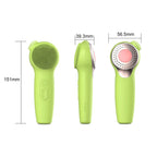 Ultrasonic waterproof silicone facial cleansing brush in multiple colors