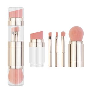 Makeup Brush 5-in-1 Professional Makeup Brush Set for Face, Eyes, Lips