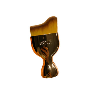 Foundation Brush Portable Gold Foundation Brush for Flawless Makeup