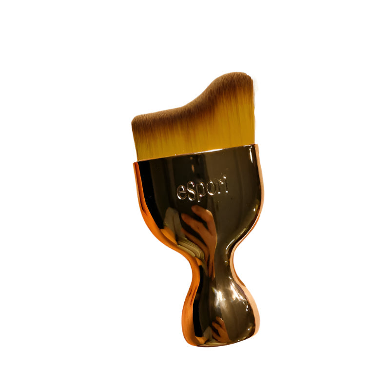 Foundation Brush Portable Gold Foundation Brush for Flawless Makeup