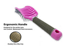 Anti-static flexible nylon hair brush for wet and curly hair