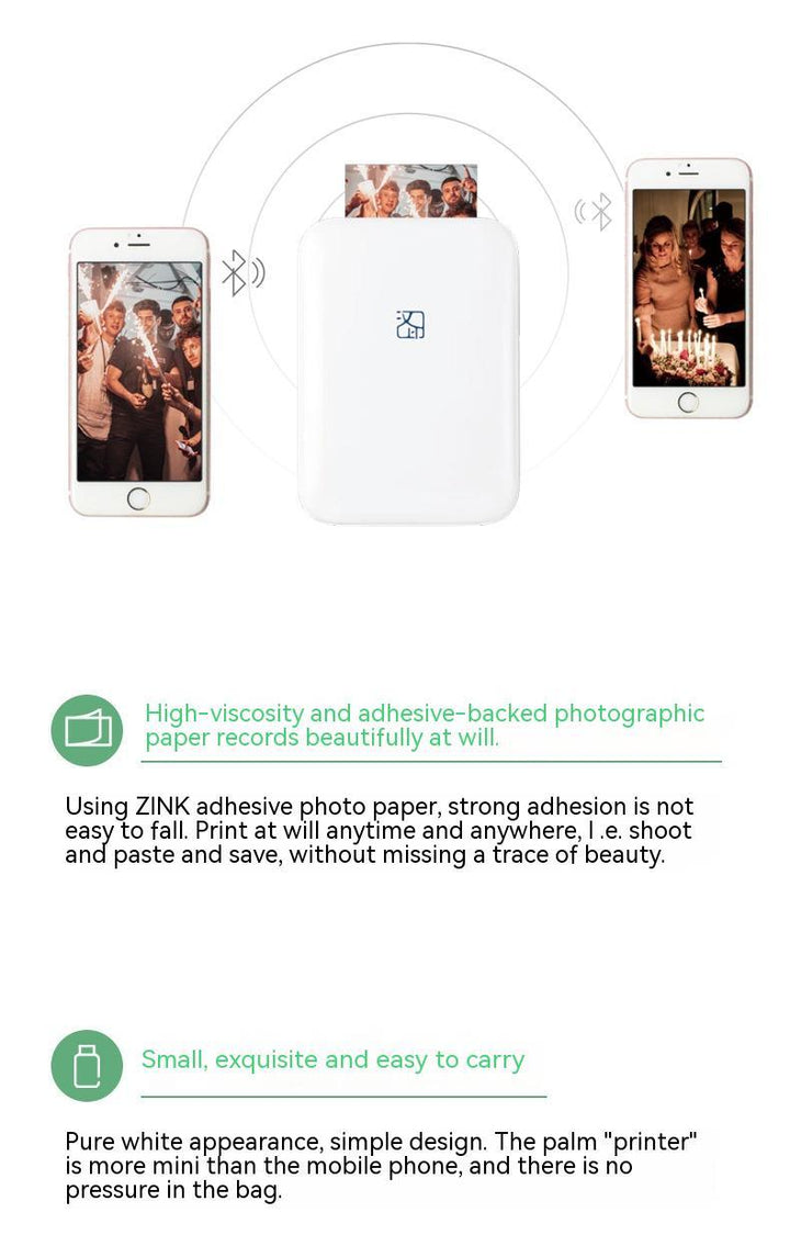 Color Mobile Portable Photo Printer