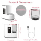 4-in-1 electric makeup brush cleaner with UV light and drying feature