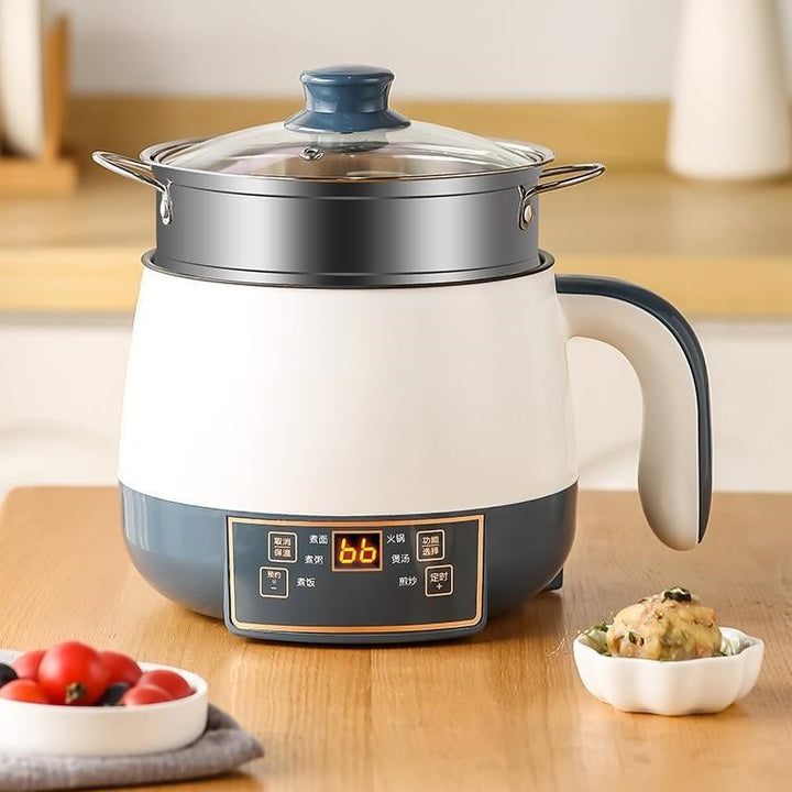 Multifunctional Electric Cooking Pot with 6 cooking functions for dormitory use