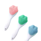 Face Scrubber - Handheld Silicone Facial Cleansing & Exfoliating Brush