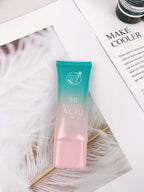 Hyaluronic acid facial care set with cleanser, creams, and lotions for women