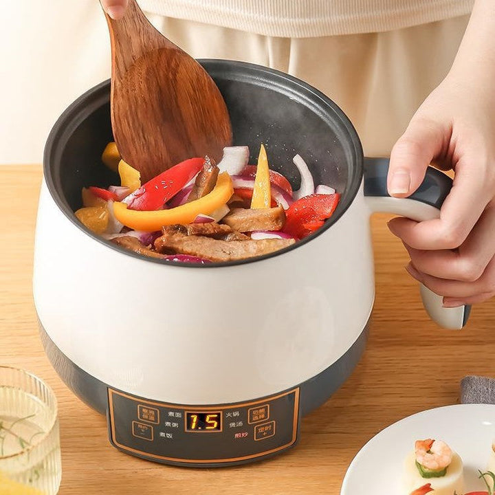 Multifunctional Electric Cooking Pot with 6 cooking functions for dormitory use