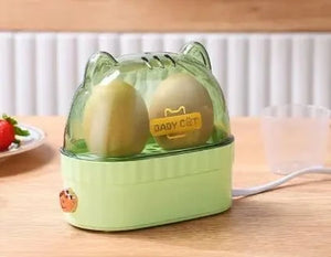 Mini Egg Steamer for cooking soft, medium, and hard-boiled eggs with a compact design and easy-to-clean surface.