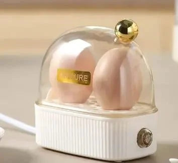 Mini Egg Steamer for cooking soft, medium, and hard-boiled eggs with a compact design and easy-to-clean surface.